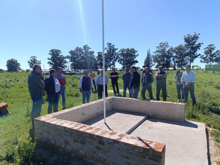Villordo visitó el predio de la Sociedad Rural